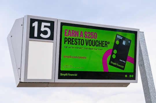 Advertisement Screen Presto