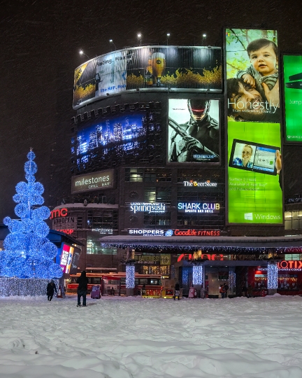 Advertisment Billboards in Yonge-Dundas Square