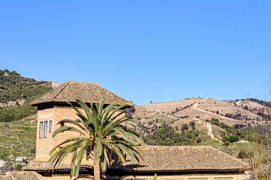 Ancient Building and Spanish Landscape