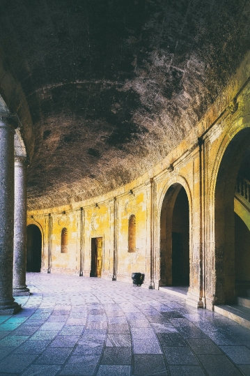 Ancient Corridor in Porch