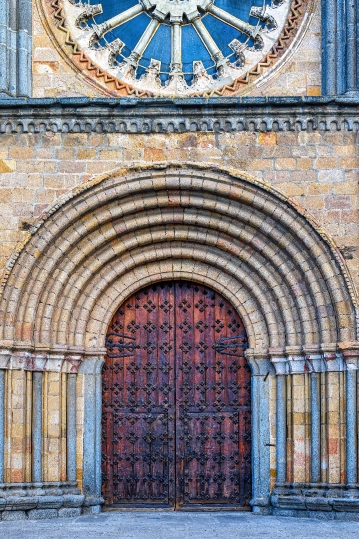 Ancient entrance door of the medieval Parish of St. Peter the Ap