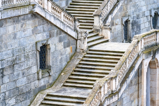 Ancient Stairs Stone Walls