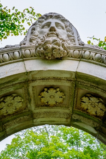 Ancient Stone Arch in Gate