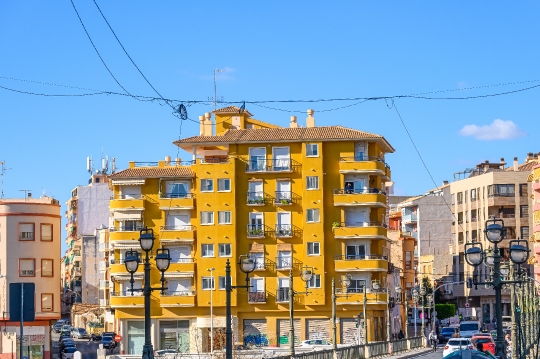 Apartment Building Exterior in Villajoyosa