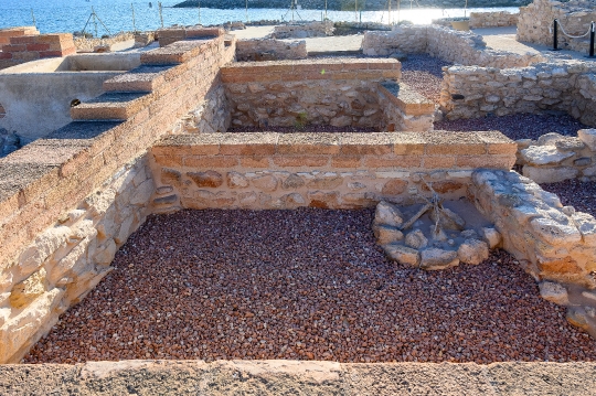 Archaeology Site La Illeta, El Campello, Alicante, Spain