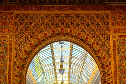 Arched Door and Skylight