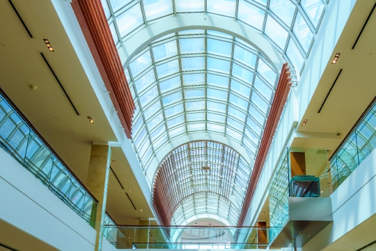 Arched Skylight Ceiling