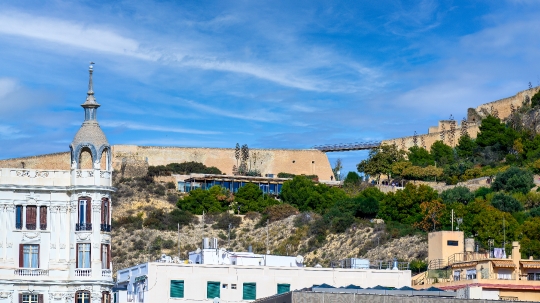 Architectural Contrast in Alicante