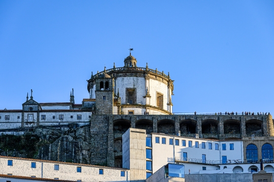 Architectural dome of the Monastery of Serra do Pilar.