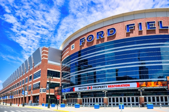 Architecture Ford Field Building