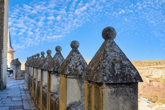 Architeture Fortified Wall Alcazar Segovia