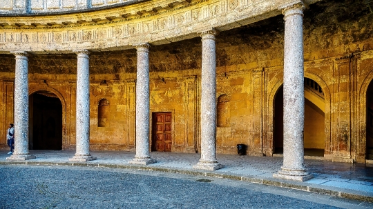 Backyard of Medieval Palace