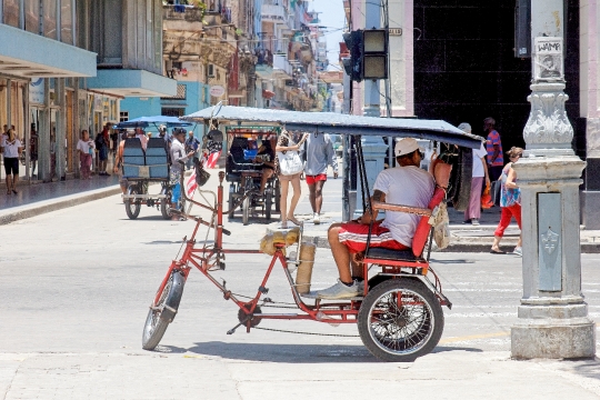 Bicitaxi in Havana