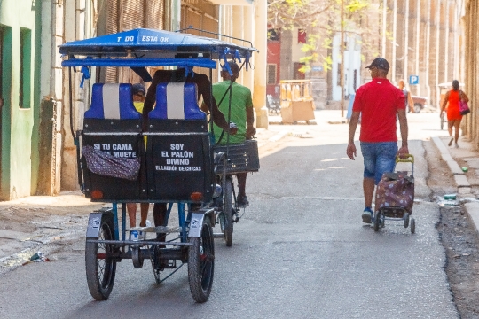 Bicitaxi or Pedicab Havana