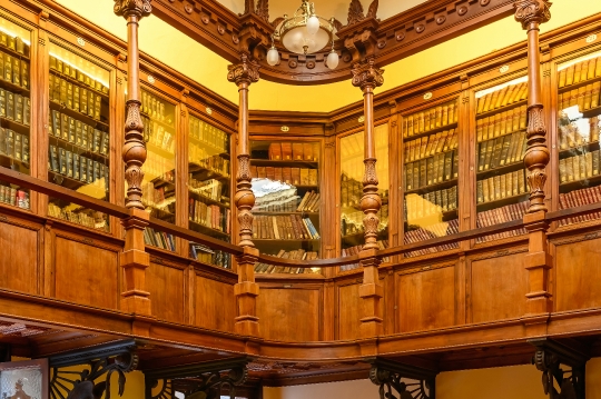 Bookshelf in Library Room