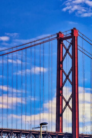 Bridge 25 de Abril, Lisbon, Portugal