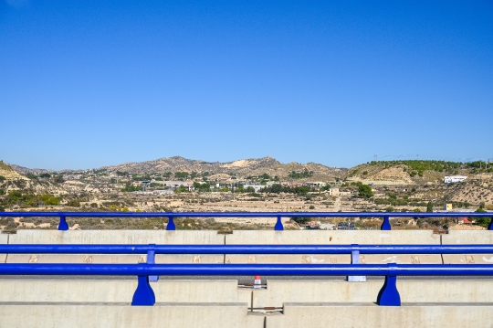 Bridge and landscape in Alicante province, Spain