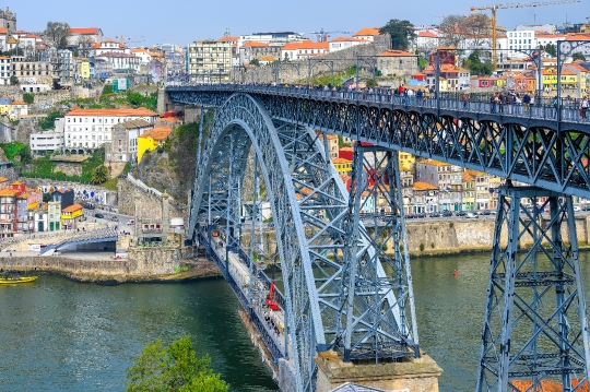 Bridge Luis I in Porto, Portugal