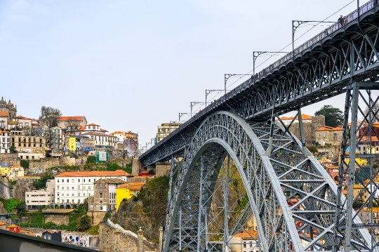 Bridge Luis I in Porto, Portugal