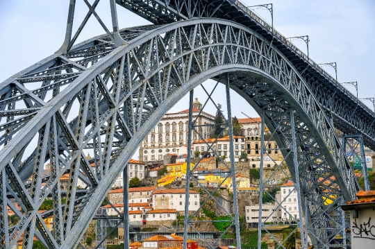 Bridge Luis I in Porto, Portugal