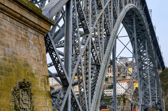 Bridge Luis I in Porto, Portugal