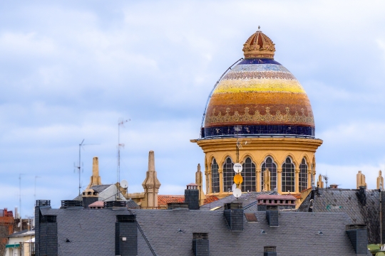 Byzantine dome of the Catholic church of Santa Teresa y San Jose