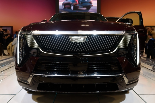 Cadillac Black Electric Vehicle