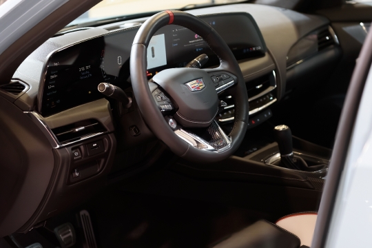 Cadillac Steering Wheel and Dashboard