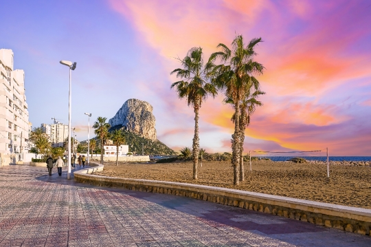 Calpe Beach Promenade