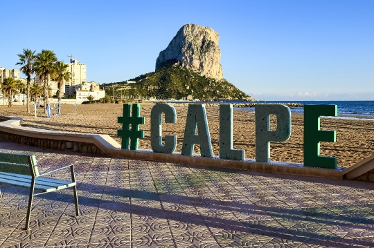 Calpe Location Sign