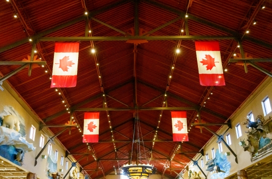 Canadian Flags Decoration Ceiling