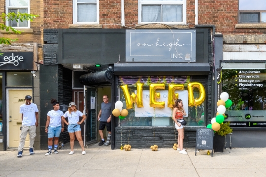 Cannabis Store Facade