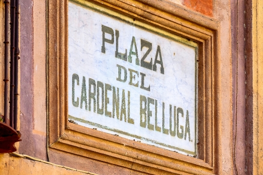 Cardinal Belluga Square Sign