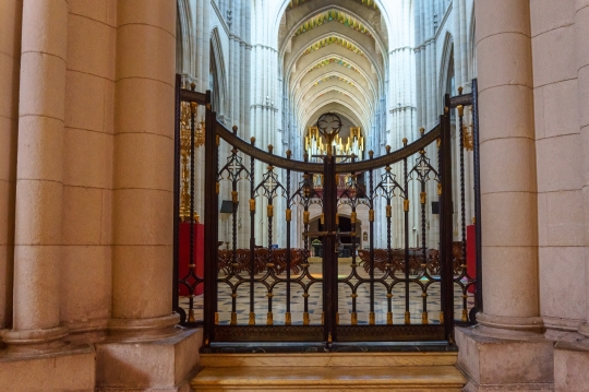 Chapel Metal Door in Almudena Cathedral