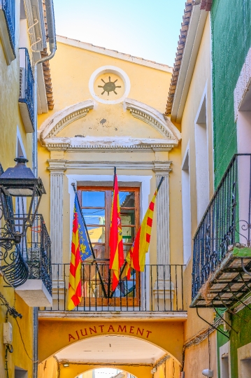 City Hall Old Building in Villajoyosa