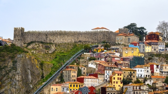 Cityscape architecture in Porto, Portugal