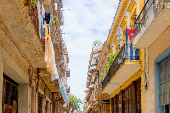 Clotheslines in Havana