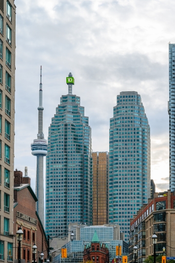 CN Tower and Brookfield Place