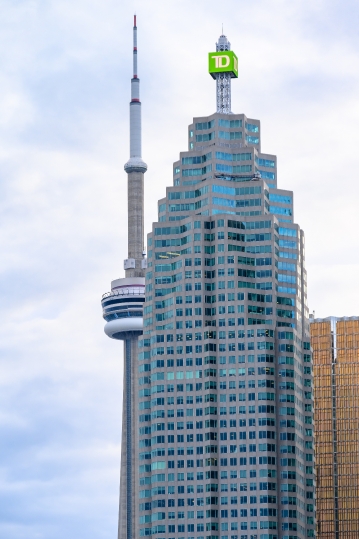 CN Tower and TD Bank Sign