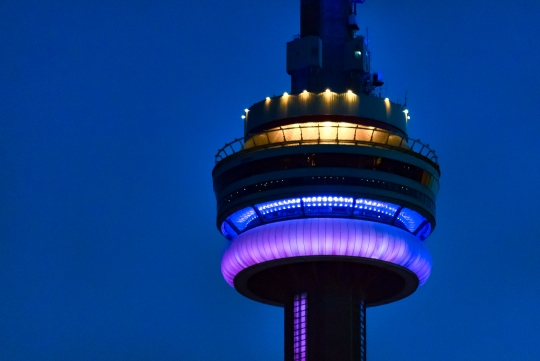 CN Tower in Toronto which is a symbol of Canada