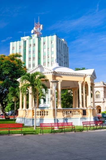 Colonial Gazebo in Downtown District