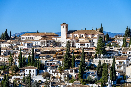 Colonial Style Buildings Cityscape