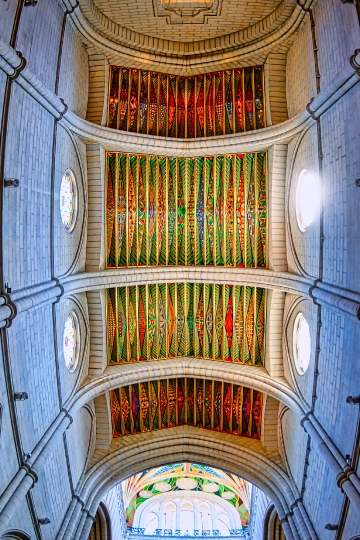 Colorful Ceiling Almudena Cathedra