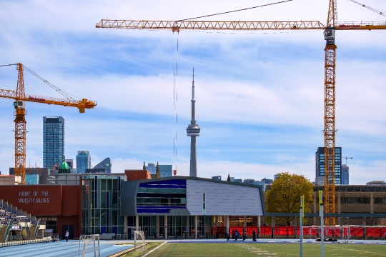 Construction Crane Cityscape Toronto