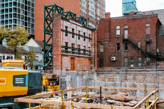 Construction Site In Toronto