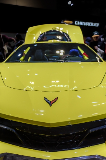 Corvette Yellow Car