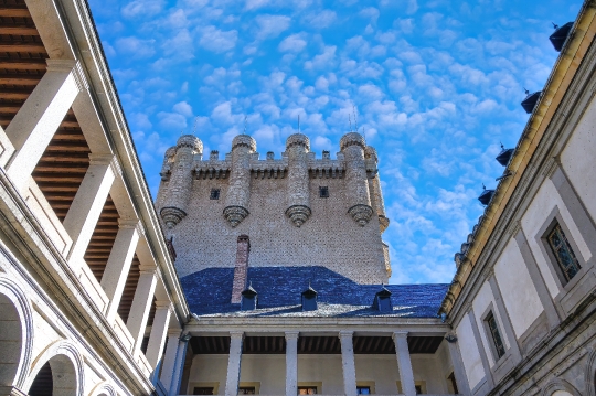 Courtyard Alcazar Segovia