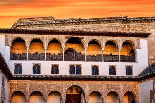 Courtyard Architecture in Ancient Building