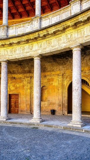 Courtyard of Medieval Palace