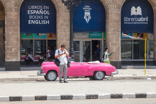 Cuban Man in Havana Downtown